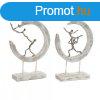Dekoratv Figura DKD Home Decor 32,5 x 10 x 47 cm Ezst szn