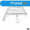 Grill Algon Krmozott Forg Ezst szn 45 x 50 x 9 cm (4 eg