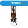 Kandall szett EDM 85750 Deluxe Fekete 23 x 68,5 cm Alumniu