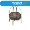 Gyertyatart DKD Home Decor Termszetes Barna Bambusz 33 x 3