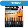 Elem, AAA mikro, 8 db, manyagmentes, DURACELL "Optimum