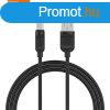 KAB RECCI RCT-P200B TypeC-USB kbel, fekete - 2m