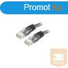 ROLINE kbel UTP CAT5e 0.5m fekete