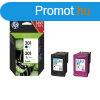HP N9J72AE 301 tri-color s fekete tintapatron csomag