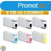 Epson nyomtathoz T7015 utngyrtott tintapatron csomag, 6 d