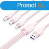 Vention USB 2.0 A Male to 3-in-1 USB-C & Lightning &