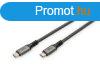 Digitus USB 4.0 Type-C connection cable 1m Black