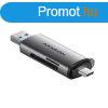 AXAGON CRE-SAC SUPERSPEED USB-C+USB-A Card Reader Black