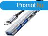 Sandberg USB-C to 3xUSB-A+2xUSB-C SAVER Silver