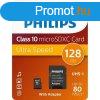 Philips 128GB microSDXC Class10 UHS-I U1 + adapterrel
