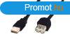 Assmann USB 2.0 extension cable, type A 5m Black