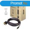 Club3D USB Type-C to VGA Active Cable M/M 5m Black