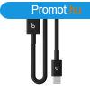 Apple Beats USB-A to USB-C Woven Short Cable 0,2m Bolt Black