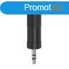 Hama adapter sztereo 3,5mm jack dug - 6,3mm jack aljzat