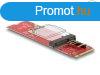 DeLock Converter M.2 Key M male > M.2 Key E slot for USB 