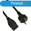 Akyga AK-UP-01 Power Cord Cable 1,8m Black