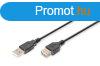 Assmann USB extension cable, type A 1,8m Black