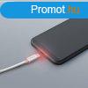 Delight MicroUSB Adatkbel LED 1m White