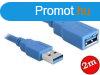 DeLock USB 3.0-A hosszabbt kbel male-female 2m Blue