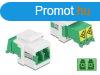 DeLock Keystone Module LC Duplex female to LC Duplex female 