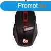 KONIX Dungeons & Dragons Gaming mouse Black/Red