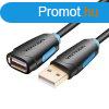 Vention USB-A 2.0/M -> USB-A 2.0/F 1,5m (hossz, PVC), kb