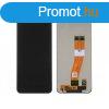 Samsung A025 Galaxy A02S fekete gyri LCD kijelz rintvel 