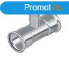 FixTrend Inox press szktett T-idom, 28 - 22 - 28 mm