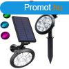 Napelemes Kerti Projektor, 9 LED, 5W