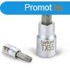 FORTUM bitdugfej, torx, 1/4&#039;, 61CrV5/S2, mattkrm;