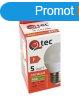 Qtec LED E27 5W G45 2700K (meleg fehr) 450lm