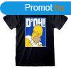 Unisex rvid ujj pl The Simpsons Doh Fekete MOST 31479 HE