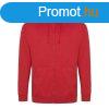 Just Hoods cipzros kapucnis frfi pulver AWJH050, Fire Red