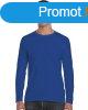 Softstyle hossz ujj pamut pl, Gildan GI64400, Royal-M