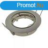 Bepthet keret, kerek, fix, inox, 82x29mm ?75mm, GU5.3