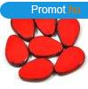 Cseh table cut gyngy - hosszban frt csepp lak - Red Pica