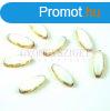 Cseh table cut gyngy - hosszban frt ovlis - Alabaster Pi