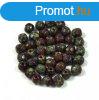 Cseh csiszolt goly gyngy - kmints telt bord -4mm