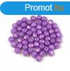 Cseh csiszolt goly gyngy - Gold Shine Orchid - 3mm