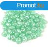 Superduo cseh prselt ktlyuk gyngy - 2.5x5mm - Opal Mint 