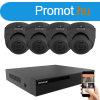 Amiko D20M530B-AHD dome 4 biztonsgi kamera rendszer 5MP 2K