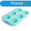 Szilikon muffinst-forma - 6 adagos 5 / 7 cm tmr kk (57