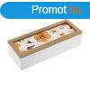 Dekoratv doboz Versa Szirmok Fa MDF 9 x 6 x 24 cm MOST 6706