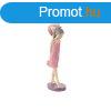 Dekoratv Figura Home ESPRIT Rzsaszn chica 7 x 11 x 27 cm 