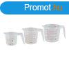 Mrkancs 250 ml 500 ml 1 L polipropiln (3 Darabok) MOST 6