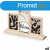 Fnykpkeret GiftDecor 411106 Fekete Termszetes Fm Fa MDF 