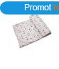 Mints pamut babatakar 70x90 - Rzsaszn/Aut