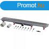 FixTrend Medium 850 rozsdamentes zuhanyfolyka, 850mm, matt