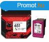 HP C2P11AE (651) Color tintapatron