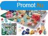 Oktatsi fa vros puzzle blokkok 100 darabos